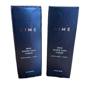 DIME LOT OF 2 Super Skin Toner Witch Hazel Hydrating Face Bundle 2 oz Sealed NEW